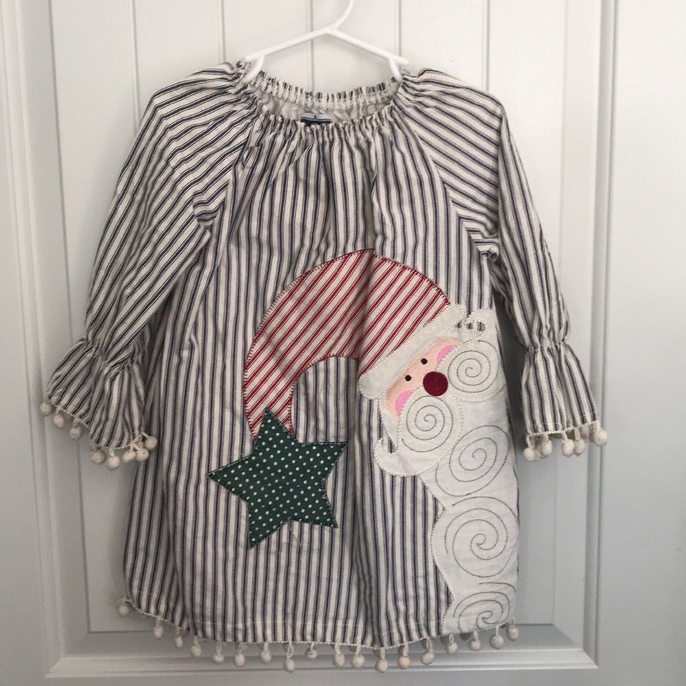 Mud Pie Vintage Santa Dress